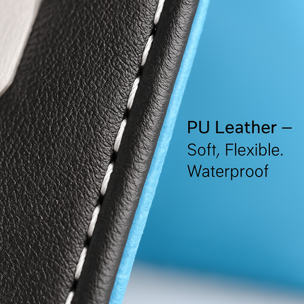 Unisex PU Leather Wallet RFID Blocking Slim Bifold Credit Card Holder with Money Clip