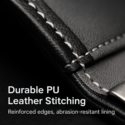 Unisex PU Leather Wallet RFID Blocking Slim Bifold Credit Card Holder with Money Clip