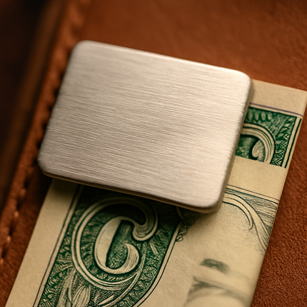 Unisex PU Leather Wallet RFID Blocking Slim Bifold Credit Card Holder with Money Clip