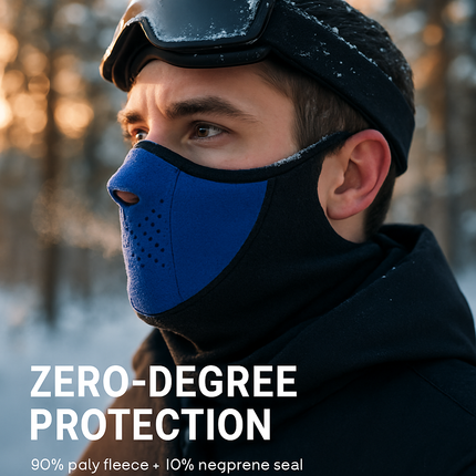 Half Face Mask Breathable Windproof Dustproof Neck Warmer for Bike Motorcycle Racing