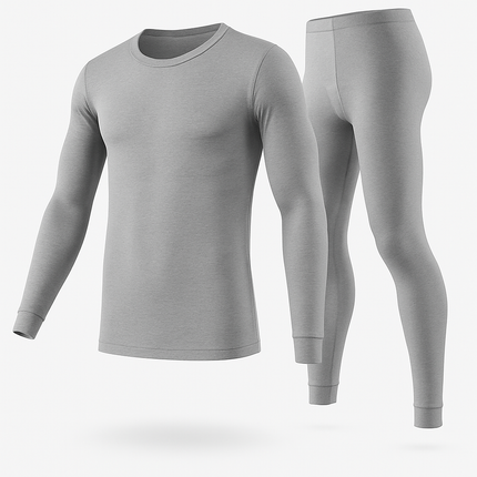 Thermal Underwear Set for Men - Long Johns Top & Bottom