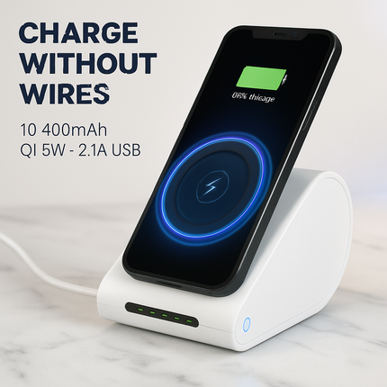 Wireless Charger Power Bank for Mobile Devices