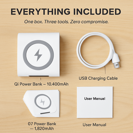 Wireless Charger Power Bank for Mobile Devices