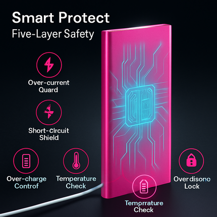 Power Bank Ultra-thin External Battery Pack