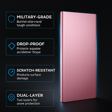 Power Bank Ultra-thin External Battery Pack