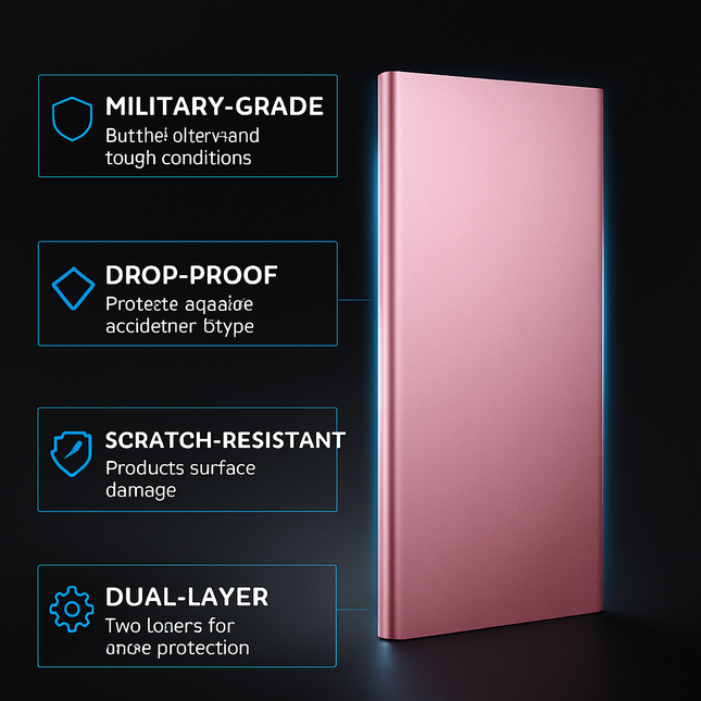 Power Bank Ultra-thin External Battery Pack