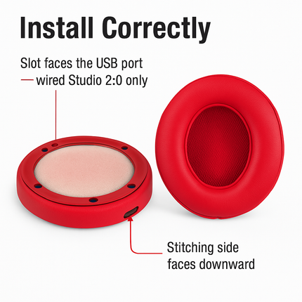 Studio Ear Cushion Pads for Studio Headphones