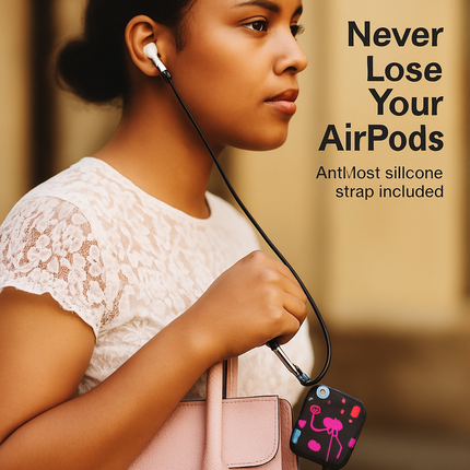 Case with Silicone Cover, Strap and Ear Hooks