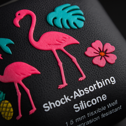 Case with Silicone Cover, Strap and Ear Hooks