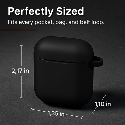Case with Silicone Cover, Strap and Ear Hooks