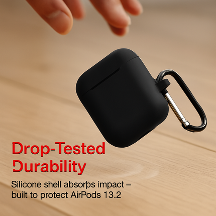 Case with Silicone Cover, Strap and Ear Hooks