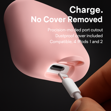 Case with Silicone Cover, Strap and Ear Hooks