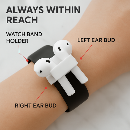 Case with Silicone Cover, Strap and Ear Hooks