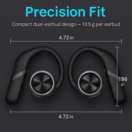 True Wireless Earbuds for All-Day Comfort and Rich Sound