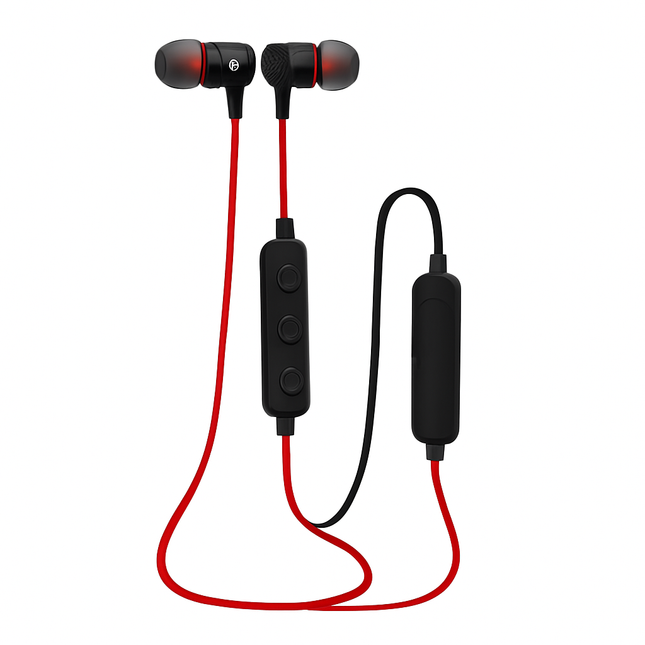 Wireless Headsets In-Ear Neckband Headphones Sweat-proof Sport Earbuds w/ Call Alert Number Broadcast For Gym Running Hiking