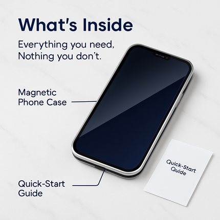 Privacy Magnetic Phone Case 360° Anti-Spy Full Protection