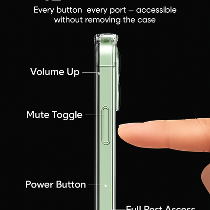 Shockproof Clear Phone Case for iPhone - Protective & Clear