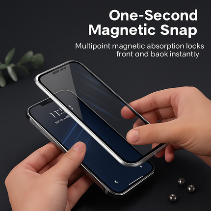 Privacy Magnetic Phone Case 360° Anti-Spy Full Protection