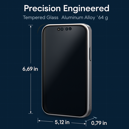 Privacy Magnetic Phone Case 360° Anti-Spy Full Protection