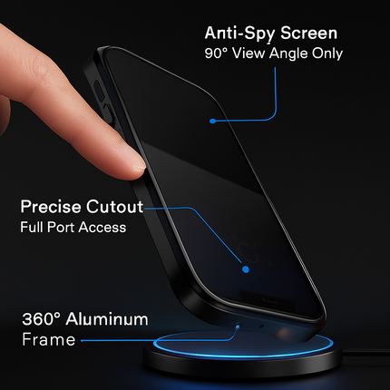 Privacy Magnetic Phone Case 360° Anti-Spy Full Protection