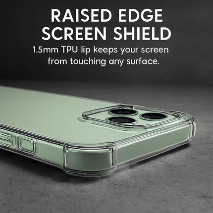 Shockproof Clear Phone Case for iPhone - Protective & Clear