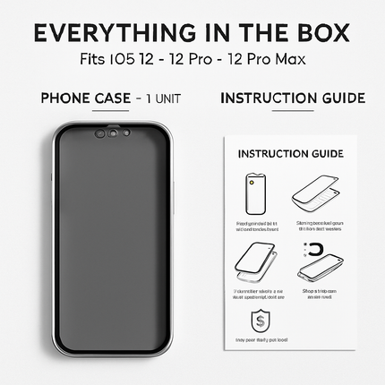 Privacy Magnetic Phone Case 360° Anti-Spy Full Protection