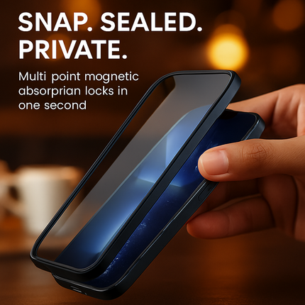 Privacy Magnetic Phone Case 360° Anti-Spy Full Protection