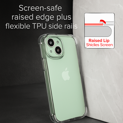 Shockproof Clear Phone Case for iPhone - Protective & Clear
