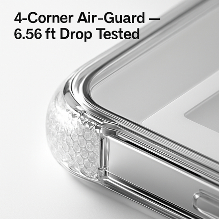 Metal Kickstand Clear Case for iPhone – MagSafe Ready