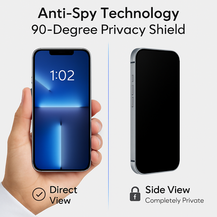 Privacy Magnetic Phone Case 360° Anti-Spy Full Protection