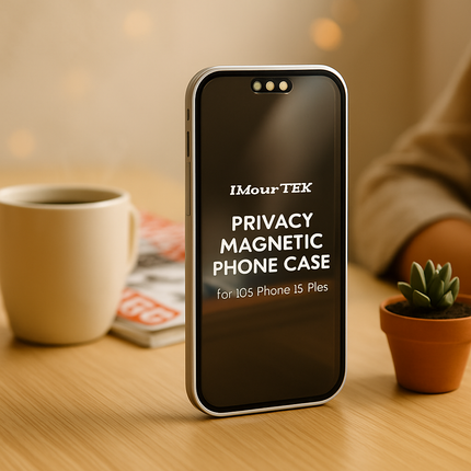 Privacy Magnetic Phone Case 360° Anti-Spy Full Protection