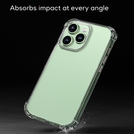 Shockproof Clear Phone Case for iPhone - Protective & Clear