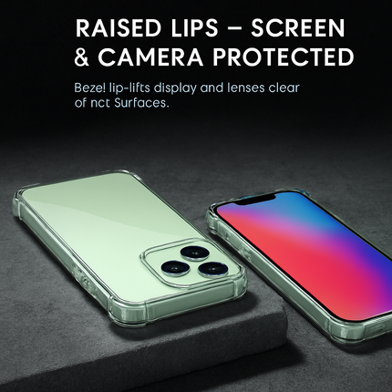 Shockproof Clear Phone Case for iPhone - Protective & Clear