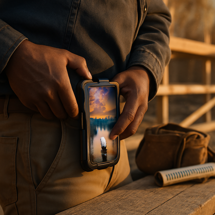 Shockproof Phone Case: All-Round Protection with Belt Clip