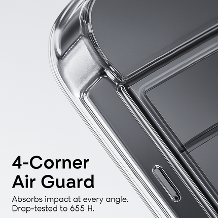 Metal Kickstand Clear Case for iPhone – MagSafe Ready