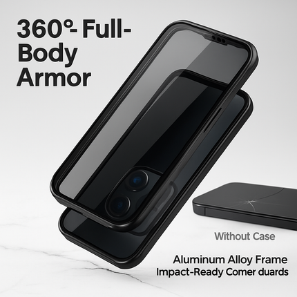 Privacy Magnetic Phone Case 360° Anti-Spy Full Protection