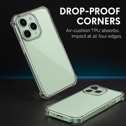 Shockproof Clear Phone Case for iPhone - Protective & Clear