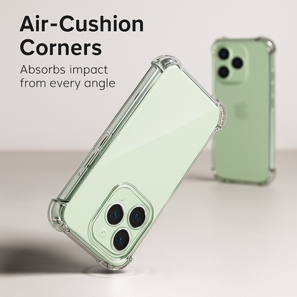 Shockproof Clear Phone Case for iPhone - Protective & Clear