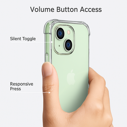 Shockproof Clear Phone Case for iPhone - Protective & Clear