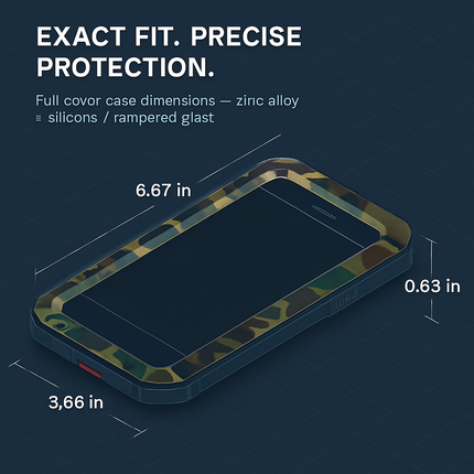 Rugged Shock-Resistant Hybrid Full Cover Case For iPhone 6 Plus