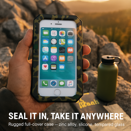 Rugged Shock-Resistant Hybrid Full Cover Case For iPhone 6 Plus