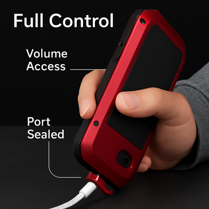 Rugged Shock-Resistant Hybrid Full Cover Case For iPhone 6 Plus