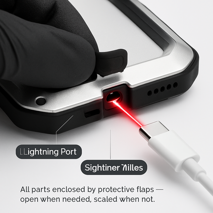 Rugged Shock-Resistant Hybrid Full Cover Case For iPhone 6 Plus