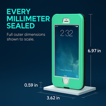 Rugged Water-proof Hybrid Full Cover Case For iPhone 6 Plus