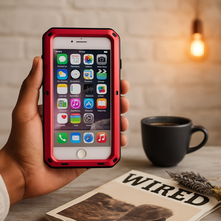 Rugged Shock-Resistant Hybrid Full Cover Case For iPhone 6s Plus