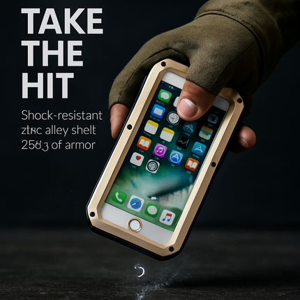 Rugged Shock-Resistant Hybrid Full Cover Case For iPhone 7 Plus