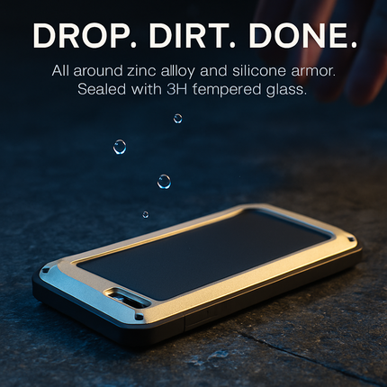 Rugged Shock-Resistant Hybrid Full Cover Case For iPhone 7 Plus