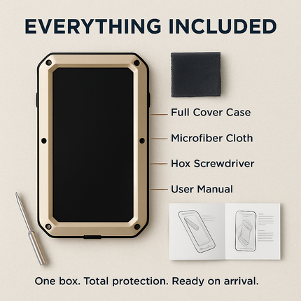 Rugged Shock-Resistant Hybrid Full Cover Case For iPhone 7 Plus