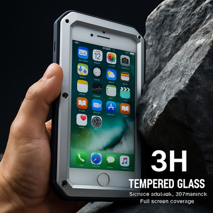 Rugged Shock-Resistant Hybrid Full Cover Case For iPhone 7 Plus