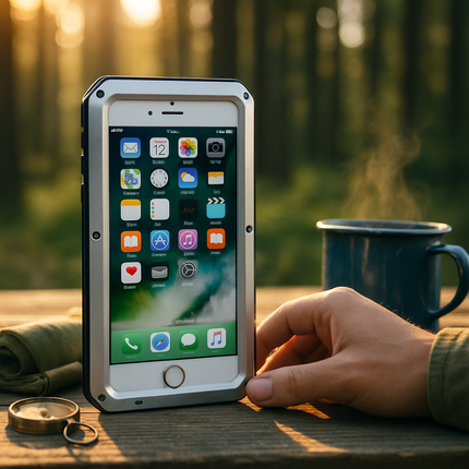 Rugged Shock-Resistant Hybrid Full Cover Case For iPhone 7 Plus
